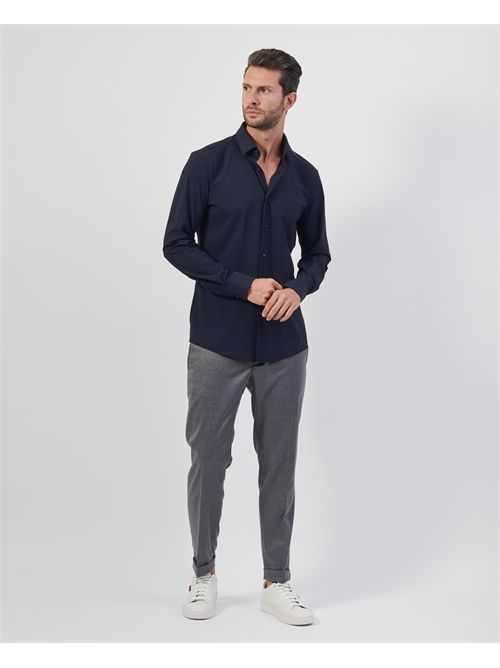 Hank Kent men's shirt Boss blue slim fit BOSS | 50503554404