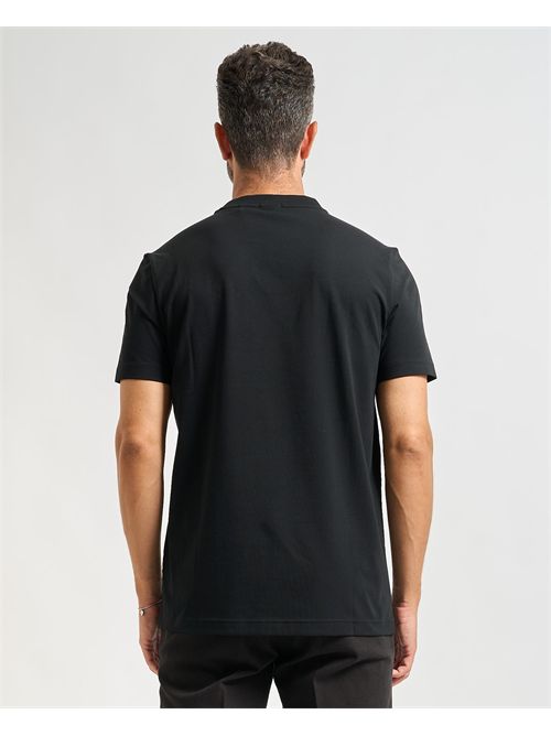 T-shirt  uomo Boss grigio in cotone elasticizzato BOSS | 50506373001