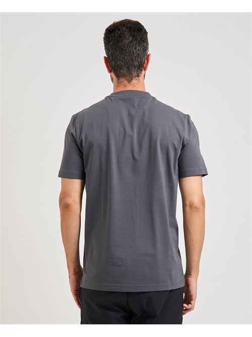 T-shirt  uomo Boss grigio in cotone elasticizzato BOSS | 50506373027