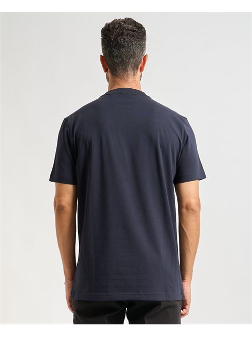 T-shirt  uomo Boss turchese in cotone elasticizzato BOSS | 50506373402
