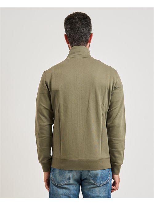 Felpa Zestart uomo Boss verde fullzip BOSS | 50511709342