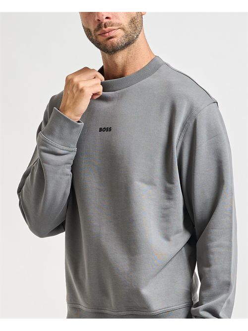 Felpa WeSmallcrew uomo Boss girocollo BOSS | 50514541062