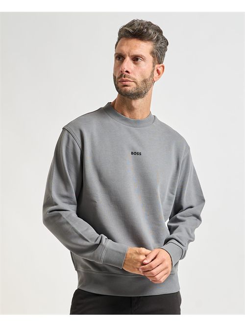 Felpa WeSmallcrew uomo Boss girocollo BOSS | 50514541062