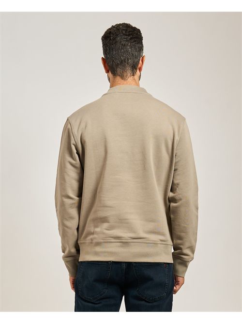 Felpa WeSmallcrew uomo Boss verde BOSS | 50514541346