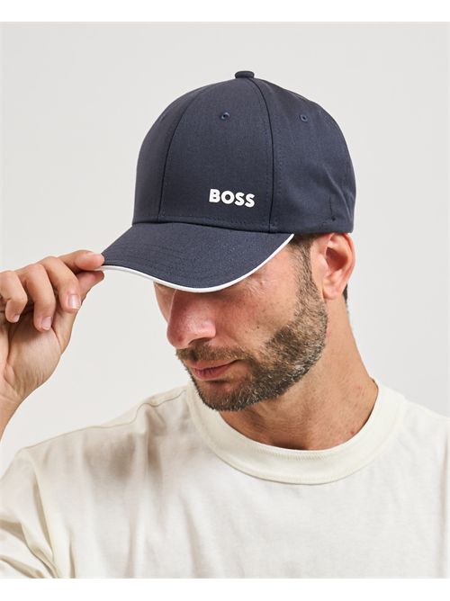 Bold men's hat Boss blue BOSS | 50519219402