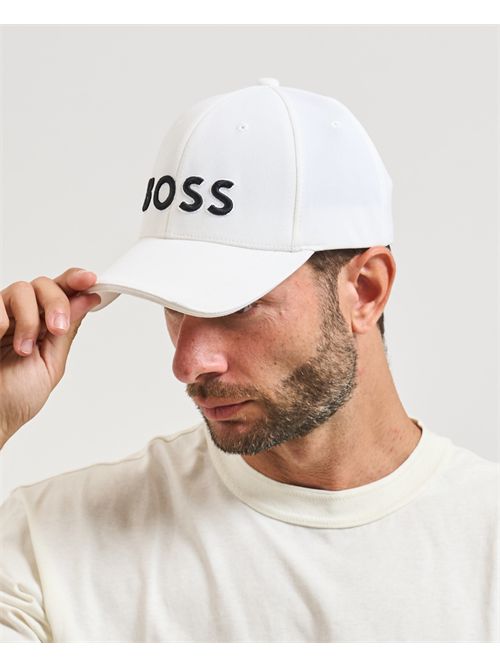 US men's hat Boss white BOSS | 50519247101