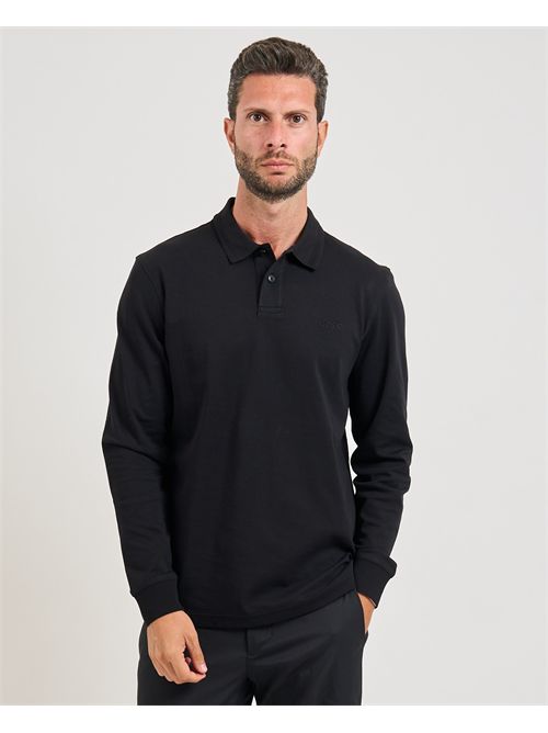 Polo Interlock uomo Boss nero BOSS | 50527525001