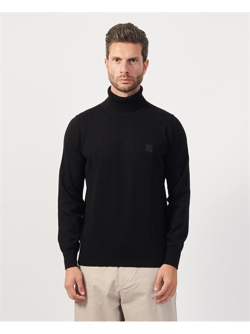Akiro men's sweater Boss black in cashmere BOSS | 50527573001