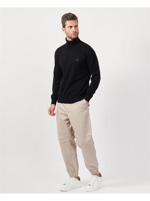 Akiro men's sweater Boss black in cashmere BOSS | 50527573001