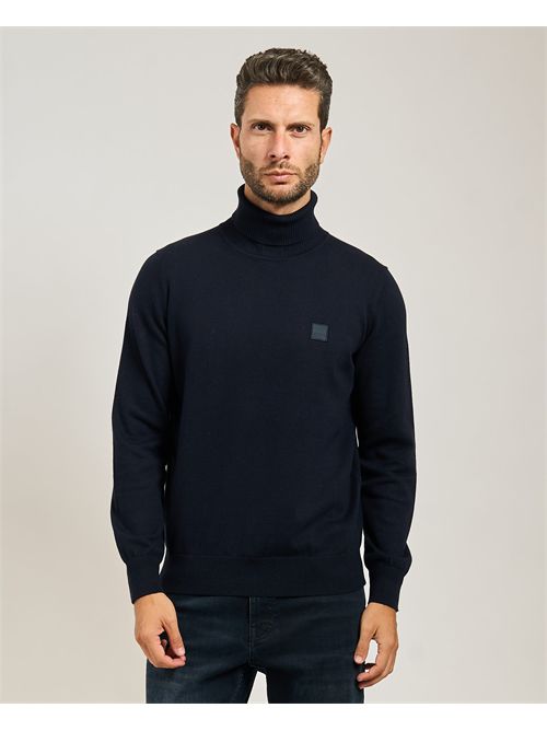 Akiro men's sweater Boss blue in cashmere BOSS | 50527573404