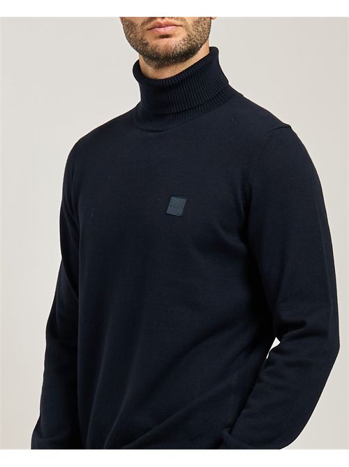 Akiro men's sweater Boss blue in cashmere BOSS | 50527573404
