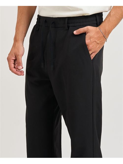 Pantaloni Convert uomo Boss nero elasticizzati BOSS | 50538179001