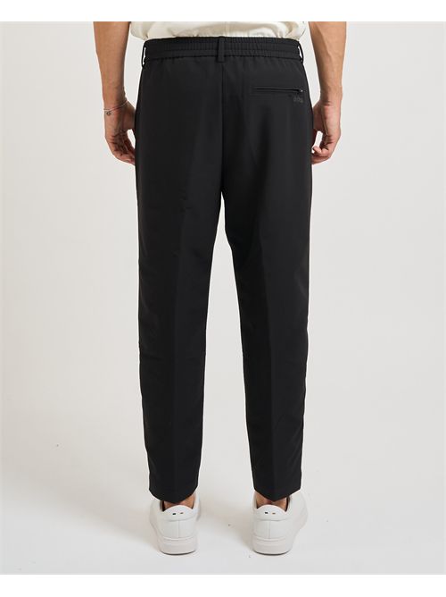 Pantaloni Convert uomo Boss nero elasticizzati BOSS | 50538179001