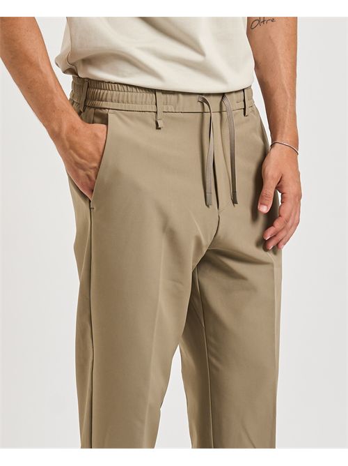 Pantaloni Convert uomo Boss beige elasticizzati BOSS | 50538179334