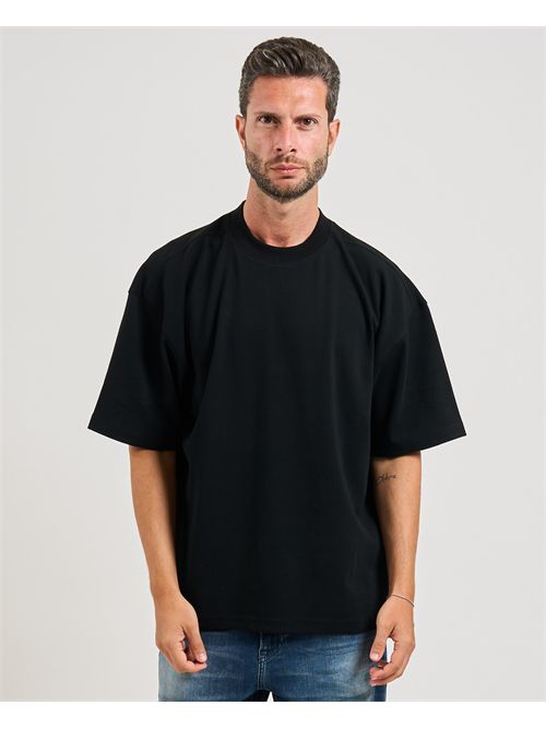 T-shirt Rounded uomo Boss nero oversize BOSS | 50543475001