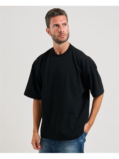 T-shirt Rounded uomo Boss nero oversize BOSS | 50543475001