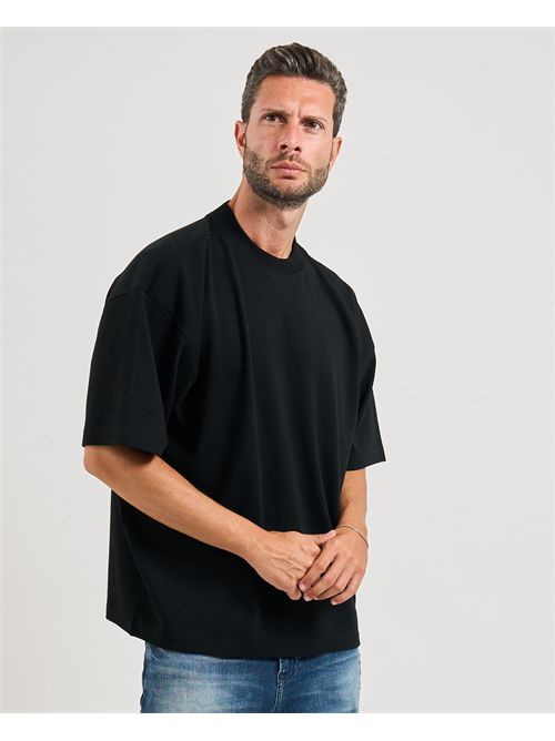 T-shirt Rounded uomo Boss nero oversize BOSS | 50543475001