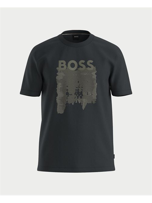 T-shirt Thompson uomo Boss nero BOSS | 50543916001