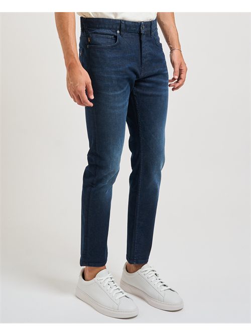 Jeans Delaware uomo Boss blu in denim BOSS | 50544642409