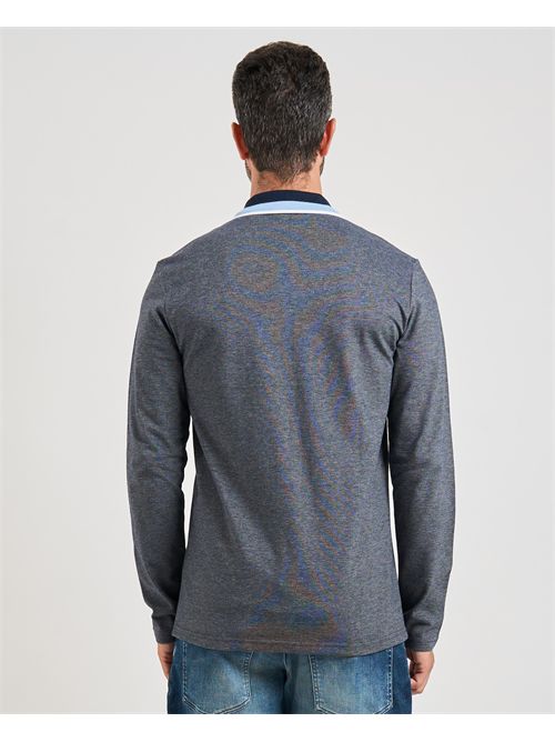 Polo Peoxfordlong uomo Boss blu BOSS | 50544845404