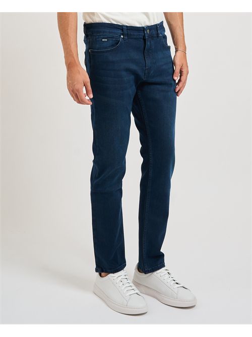 Jeans Delaware uomo Boss navy in denim BOSS | 50544927412