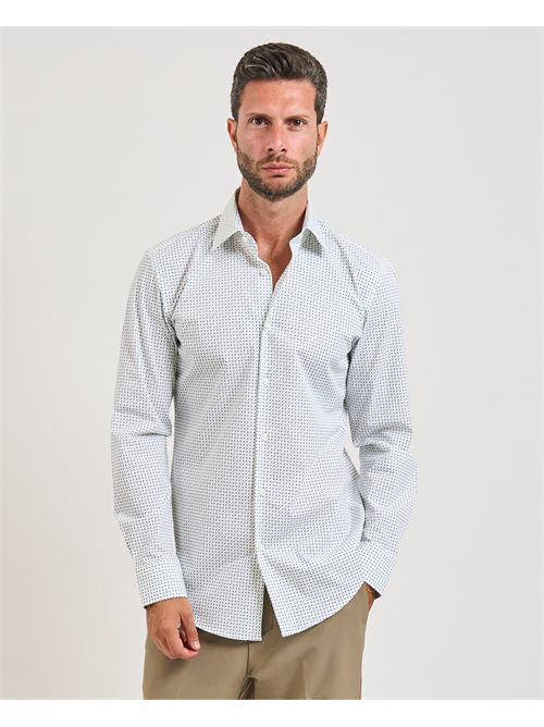 Hank Kent Men's Boss Micro-Pattern Shirt BOSS | 50545099337