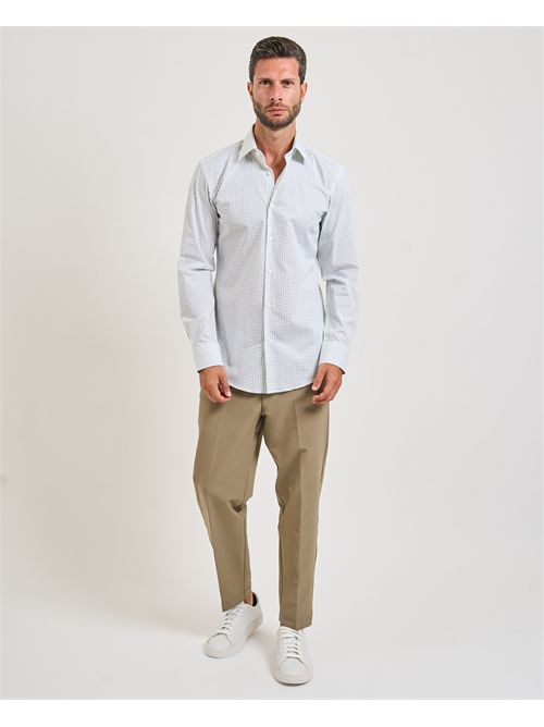Hank Kent Men's Boss Micro-Pattern Shirt BOSS | 50545099337