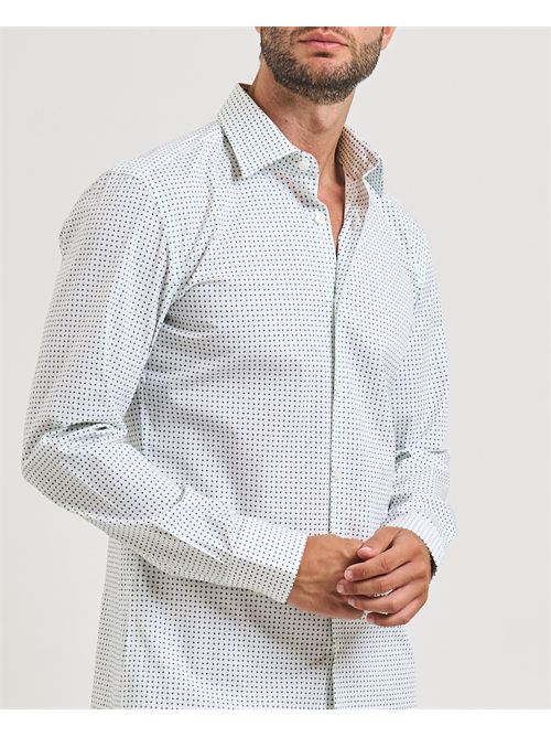 Hank Kent Men's Boss Micro-Pattern Shirt BOSS | 50545099337