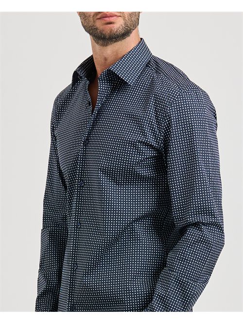 Hank Kent Men's Boss Micro-Pattern Shirt BOSS | 50545099404