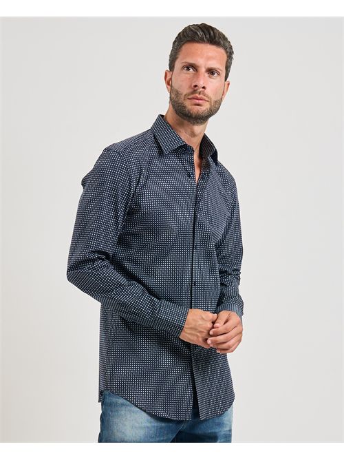 Hank Kent Men's Boss Micro-Pattern Shirt BOSS | 50545099404