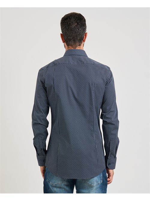Hank Kent Men's Boss Micro-Pattern Shirt BOSS | 50545099404