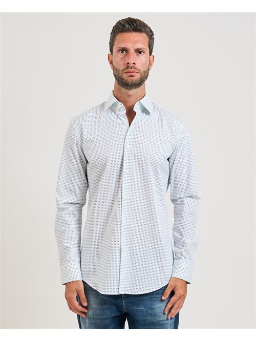 Hank Kent Men's Boss Micro-Pattern Shirt BOSS | 50545099450