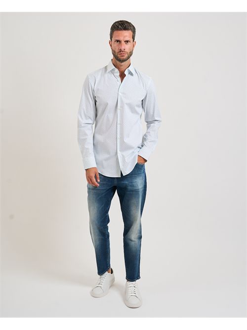Hank Kent Men's Boss Micro-Pattern Shirt BOSS | 50545099450