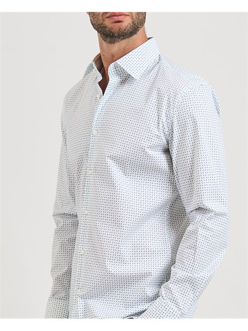 Hank Kent Men's Boss Micro-Pattern Shirt BOSS | 50545099450