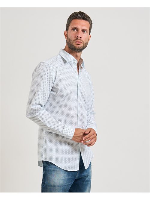 Hank Kent Men's Boss Micro-Pattern Shirt BOSS | 50545099450