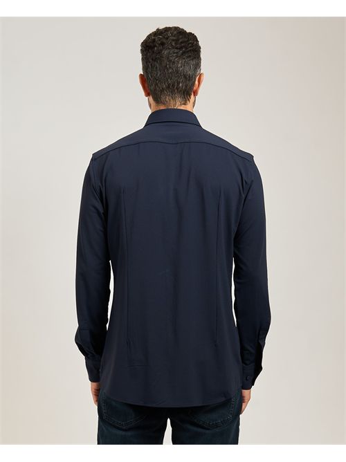 Camicia Hank Kent uomo Boss blu BOSS | 50545163404