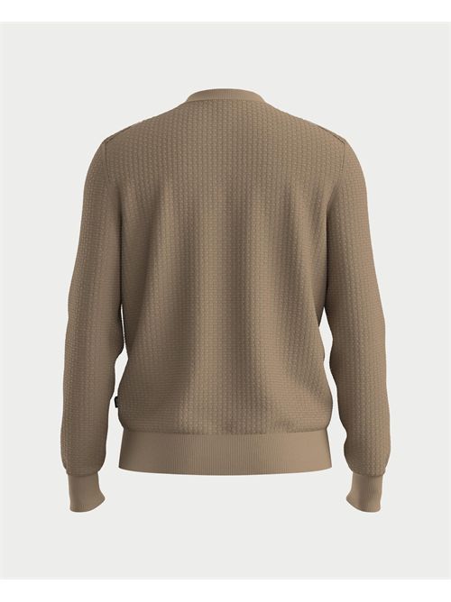 Maglione Imberto uomo Boss beige BOSS | 50545283260