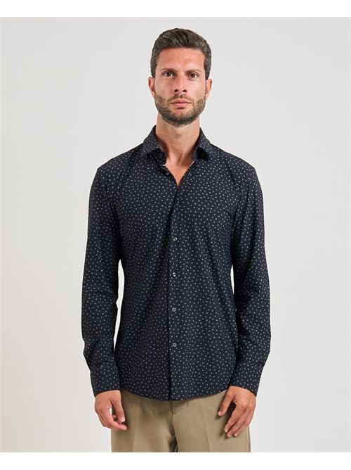 Hank's Kent men's shirt Boss black in jersey BOSS | 50545306001