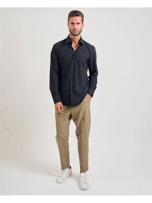 Hank's Kent men's shirt Boss black in jersey BOSS | 50545306001