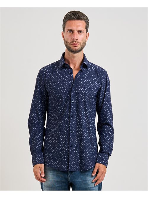 Hank's Kent men's shirt Boss blue in jersey BOSS | 50545306410