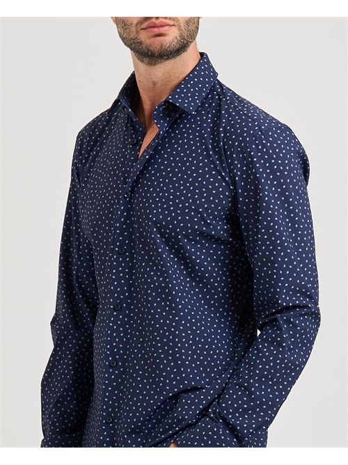 Hank's Kent men's shirt Boss blue in jersey BOSS | 50545306410