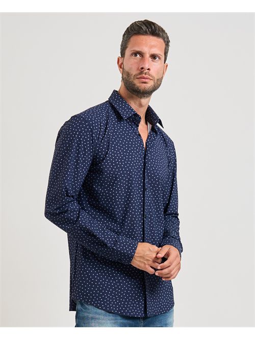Hank's Kent men's shirt Boss blue in jersey BOSS | 50545306410