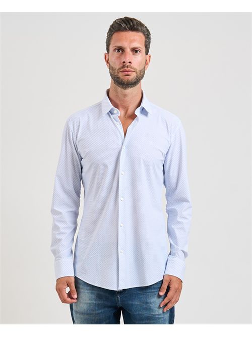 Hank's Kent men's shirt Boss light blue in jersey BOSS | 50545306451