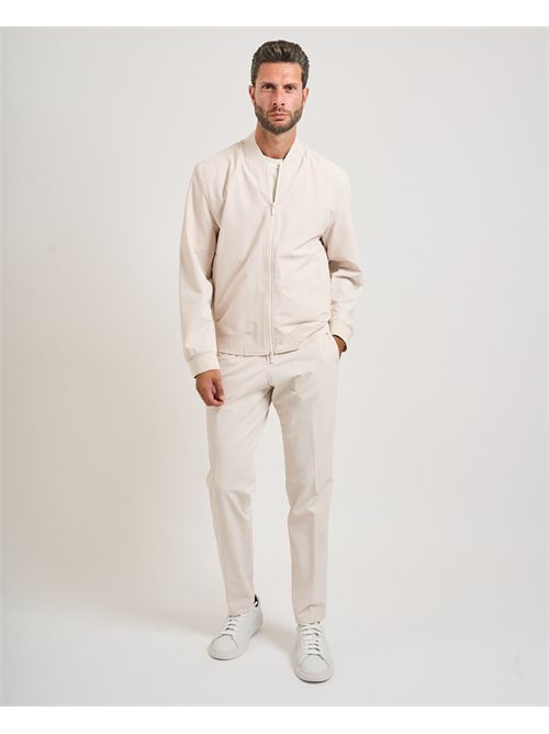 Giubbino Hanry uomo Boss bianco elasticizzato BOSS | 50545795131