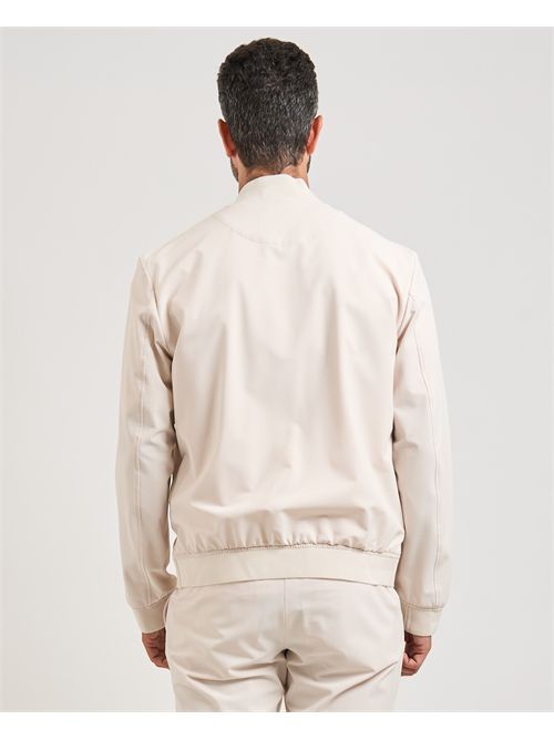 Giubbino Hanry uomo Boss bianco elasticizzato BOSS | 50545795131