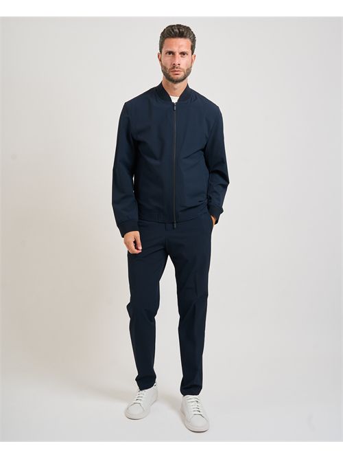 Giubbino Hanry uomo Boss blu elasticizzato BOSS | 50545795404