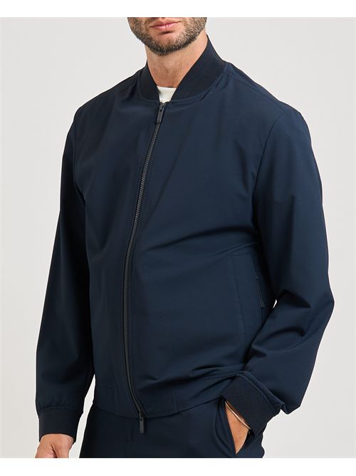 Giubbino Hanry uomo Boss blu elasticizzato BOSS | 50545795404