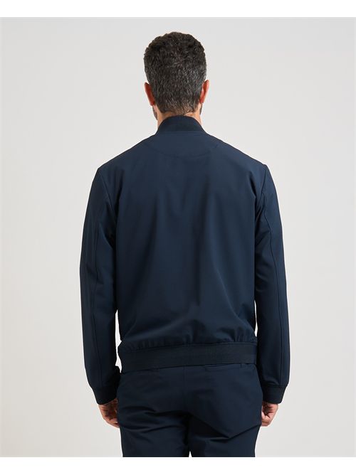 Giubbino Hanry uomo Boss blu elasticizzato BOSS | 50545795404
