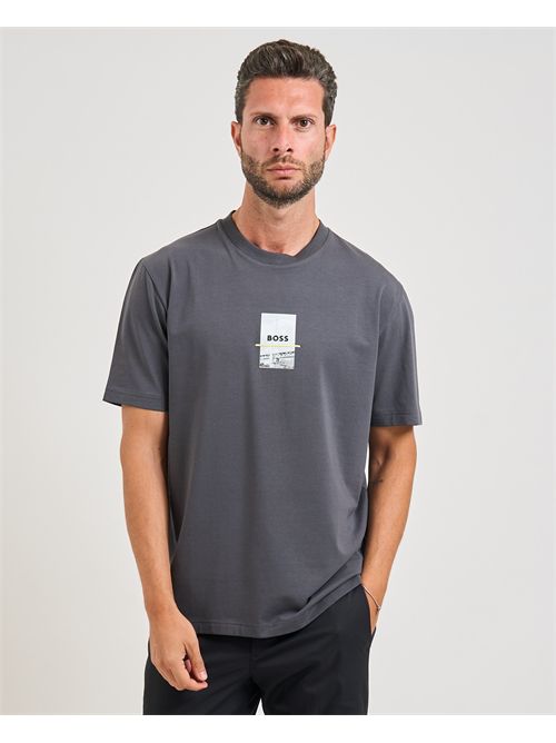 Tee Photoprint men's T-shirt Boss gray BOSS | 50545869027