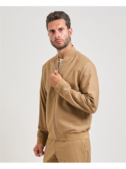 Giacca Hanry uomo Boss beige slim fit BOSS | 50546057260